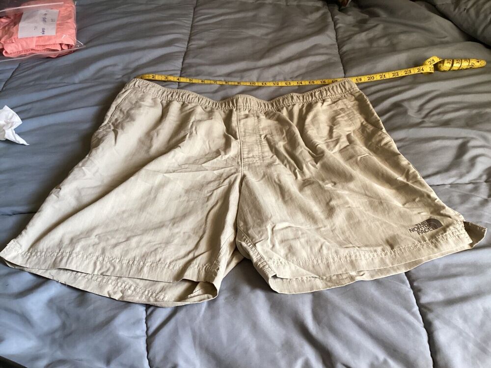 The North Face Men's Swim Trunks, Lined, XLarge, Tan, Pockets, String tie, $25